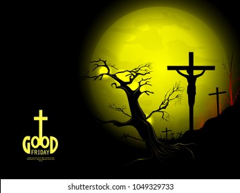 Good Friday Illustration Background.