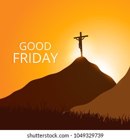 Good Friday Illustration Background.