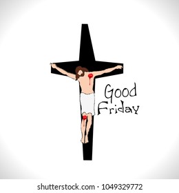 Good Friday Illustration Background.