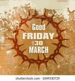 Good Friday Illustration Background.