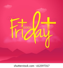 Good Friday Illustration Background.
