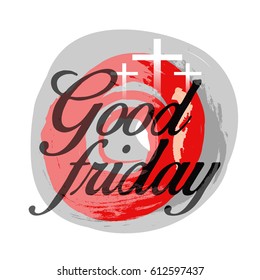 Good Friday Illustration Background.
