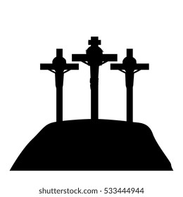 good friday isolated icon