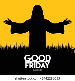 Good Friday. Jesus Christ. Cross. Jesus. Easter Sunday. EPS10