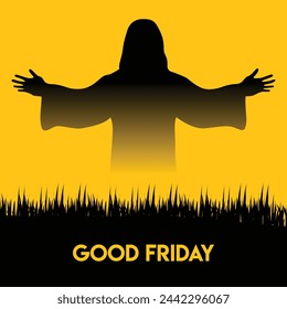 Good Friday. Jesus Christ. Cross. Jesus. Easter Sunday. EPS10