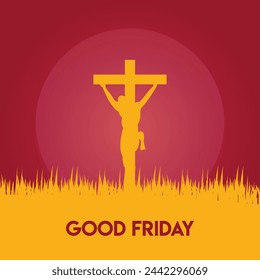 Good Friday. Jesus Christ. Cross. Jesus. Easter Sunday. EPS10