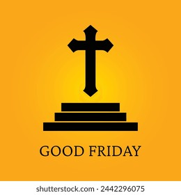 Good Friday. Jesus Christ. Cross. Jesus. Easter Sunday. EPS10