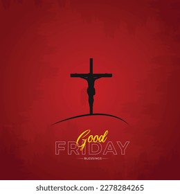 Good Friday peace of holy week social media post