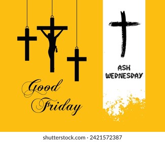 Good Friday peace of holy week and Ash Wednesday, the first day of Lent is a holy day of prayer and fasting