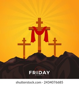 Good Friday peace of holy week social media post	