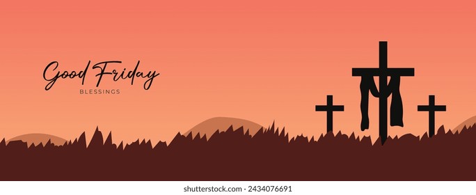 Good Friday peace of holy week social media post	