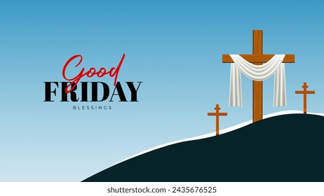 Good Friday Peace of Holy Week Social Media Post, Web Banner, Status, Story