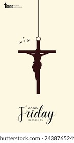 Good Friday Peace of Holy Week Social Media Post, Web Banner, Status, Story