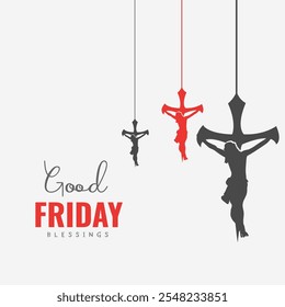 Good Friday peace of holy week social media post design