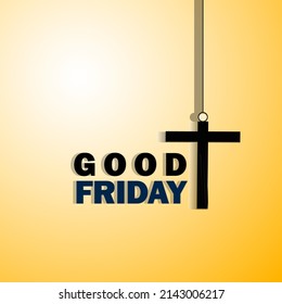 Good Friday poster design - Vector Illustration