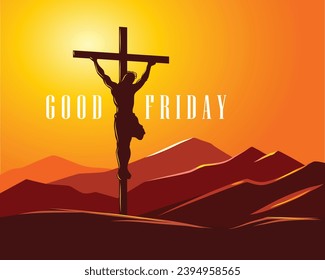 Good Friday  social media banner poster template