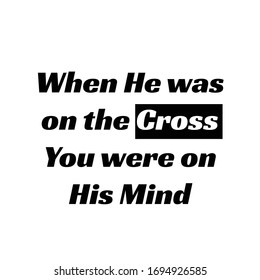 Good Friday Special Quote, Typography for print or use as poster, card, flyer or T Shirt