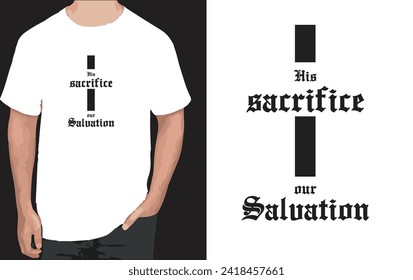 Good Friday trendy t-shirt design, vector