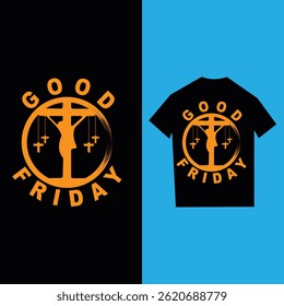Good  friday typography holiday vector t shirt design