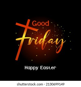 Good Friday vector for the sacrifice of Jesus