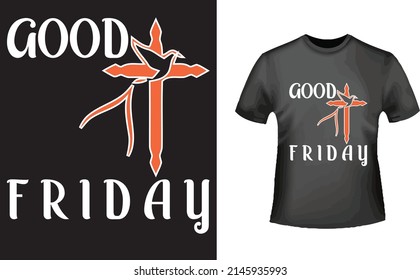 gutes freitags Vektorgrafik-T-Shirt-Design