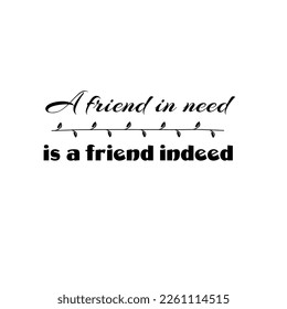 Good friends are like stars, you don't always see them, but they're always there - lovely lettering calligraphy quote. Handwritten friendship day greeting card. Modern vector design.