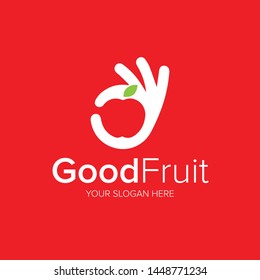 Good Fruit Apples Logo Design