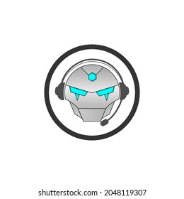 Good Gaming Cyborg Graphic Vector Illustration For Logo.