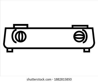 good gas stove icon illustration 