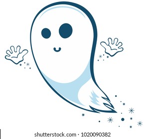Good Ghost. Good Ghost flies. Magic Ghost.