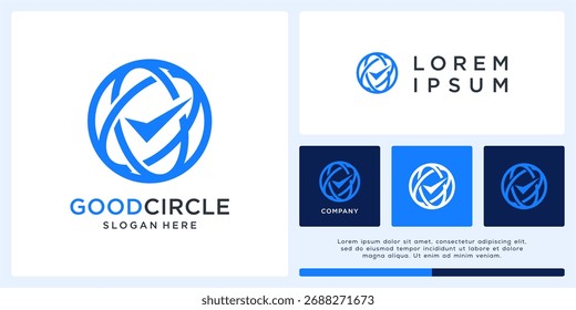 Buena Plantilla de diseño de logotipo de globo
