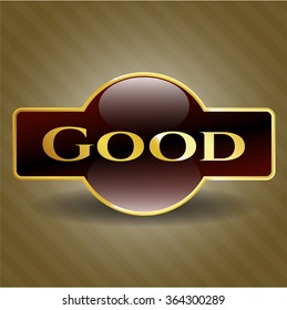 Gutes Goldemblem