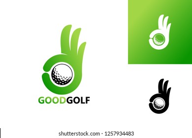 Good Golf Logo Template Design Vector, Emblem, Design Concept, Creative Symbol, Icon
