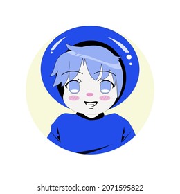 the good guy smiles happily