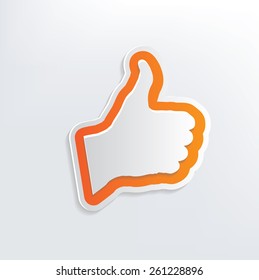 Good hand design on white background,clean vector
