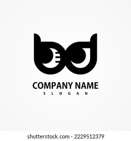 Good hand Eyeglasess logo vector
for company