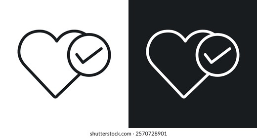 Good health icons set vectors on white background.