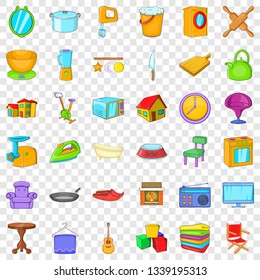 Good house icons set. Cartoon style of 36 good house vector icons for web for any design