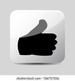 good icon 3d, for Internet icon and application icon. Vector eps 10.