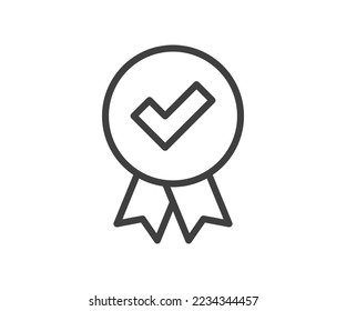 Good icon vector. Business success sign. Best quality symbol of correct, verified, certificate, approval, accepted, confirm, check mark and more.