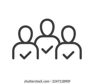 Good icon vector. Business success sign. Best quality symbol of correct, verified, certificate, approval, accepted, confirm, check mark and more.