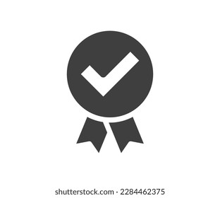 Good icon vector. Business success sign. Best quality symbol of correct, verified, certificate, approval, accepted, confirm, check mark and more.