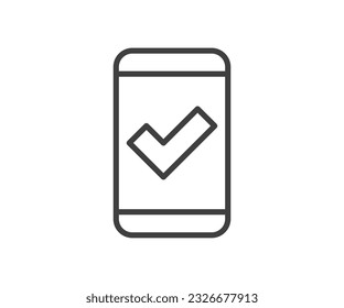 Good icon vector. Business success sign. Best quality symbol of correct, verified, certificate, approval, accepted, confirm, check mark and more.