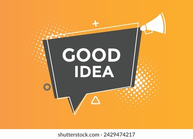 Good idea  button web banner templates. Vector Illustration 
