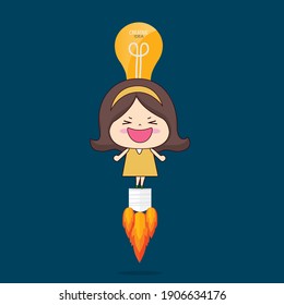 Good Idea: Conceptual illustration for a good idea. 