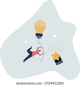 Una buena idea para conseguir una Estrella de Oro. Concepto de Comentarios.