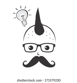 good idea mustache guy