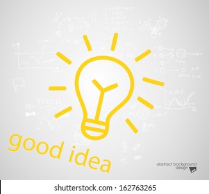 Good idea sign silhouette