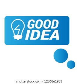 good idea sign,label. good idea speech bubble. good idea tag sign,banner