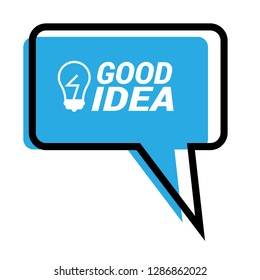 good idea sign,label. good idea speech bubble. good idea tag sign,banner